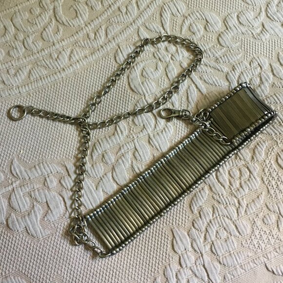Unique Vintage Metal and Chain Bohemian Belt - Picture 3 of 12